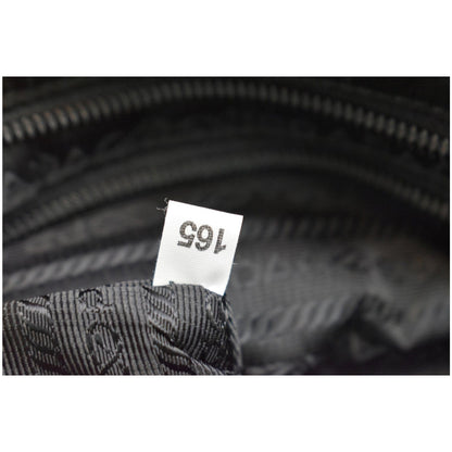 PRADA Re-Nylon Saffiano leather Crossbody Bag Black