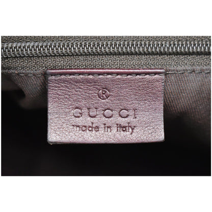 GUCCI D Ring Large Monogram Hobo Bag Brown 189833