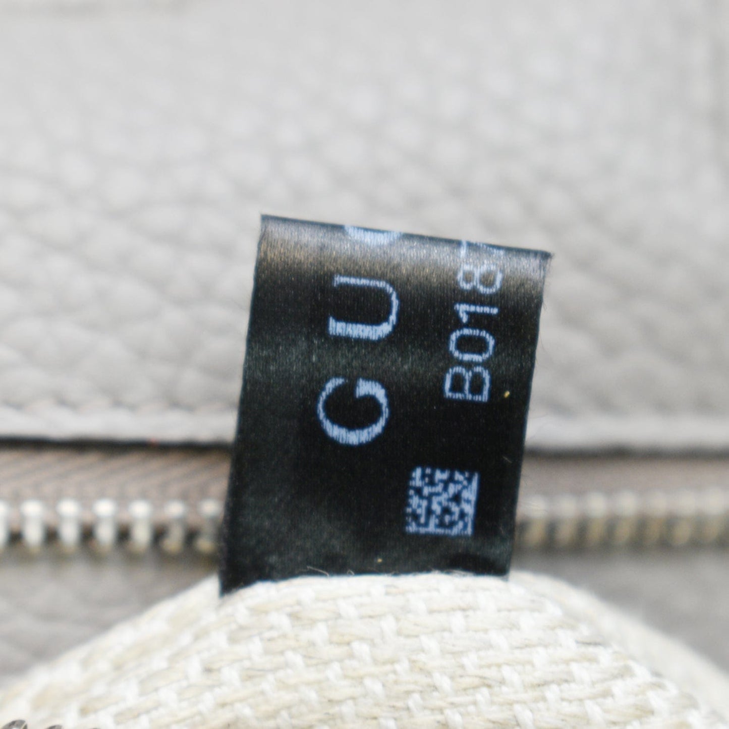 GUCCI Bamboo Daily Small Leather Shoulder Bag Grey 370831