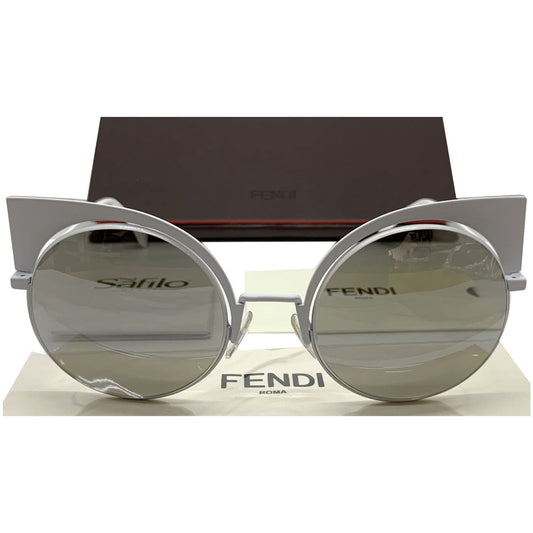 Fendi FF 0177/S DMV Women’s Sunglasses Grey Silver Mirrored Lens