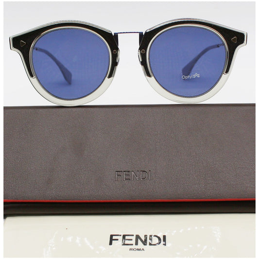 FENDI FF M0044/G/S 009VKU Sunglasses Blue Avio Lens