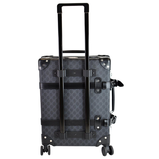 GUCCI Globe-Trotter GG Medium Rolling Suitcase Luggage Black 533620
