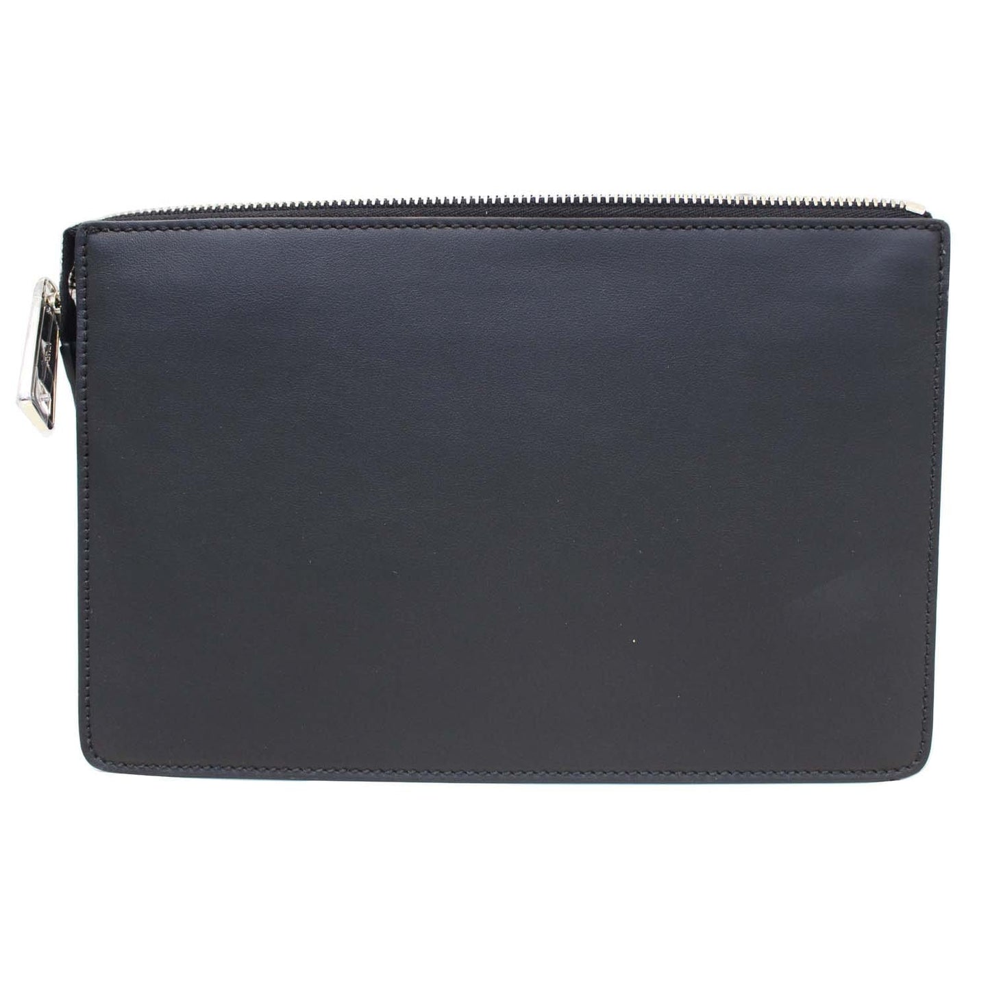 FENDI Metal Bag Bugs Slim Clutch Black - Last Call