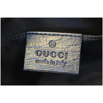 GUCCI GG Supreme Monogram Waist Bum Bag Black 161833