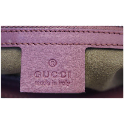 GUCCI Blooms Top Handle GG Canvas Medium Boston Bag