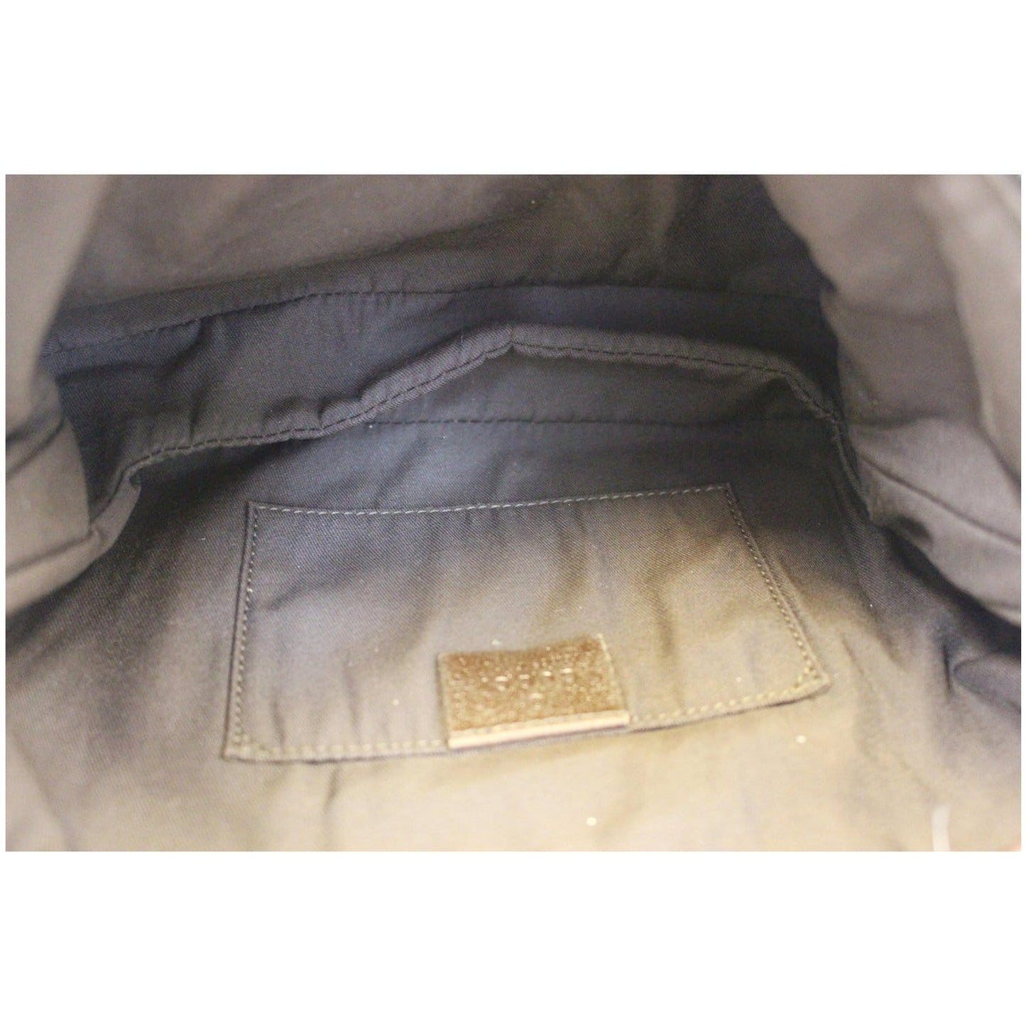 GUCCI GG Canvas Horsebit Hobo Bag Beige