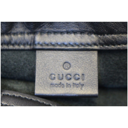 GUCCI Print Leather Drawstring Backpack Bag 494053