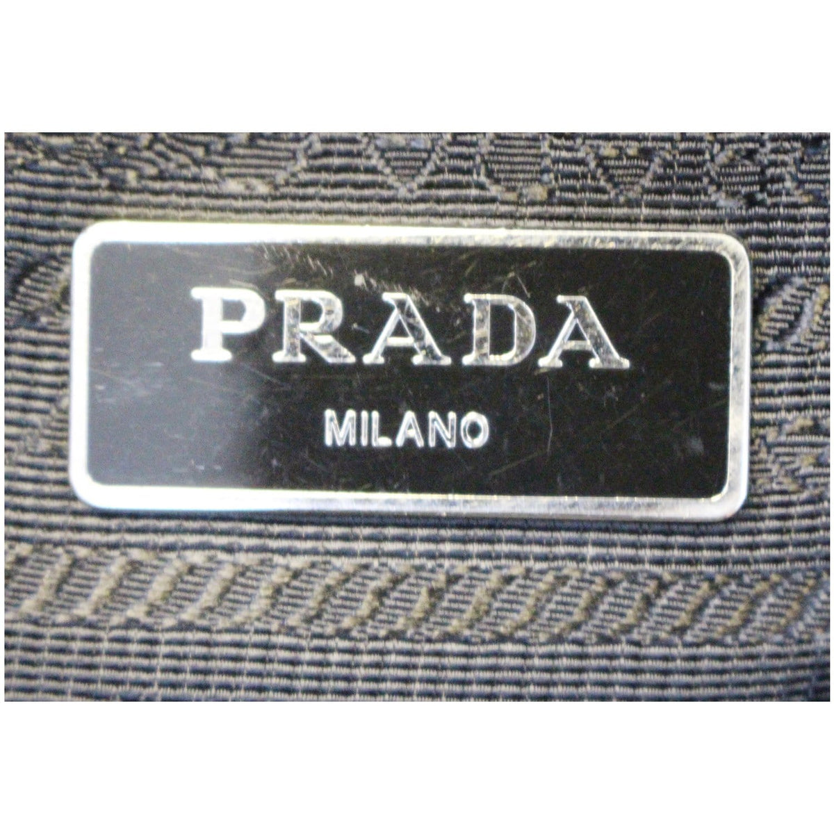 PRADA Large Nylon Crossbody Bag Black