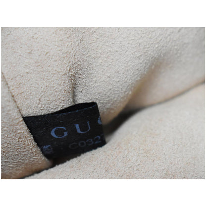 GUCCI GG Marmont Matelasse Mini Leather Crossbody Bag Black 448065