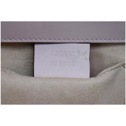 GUCCI Crystal Star Embroidered Padlock Small Shoulder Bag Pink 432182