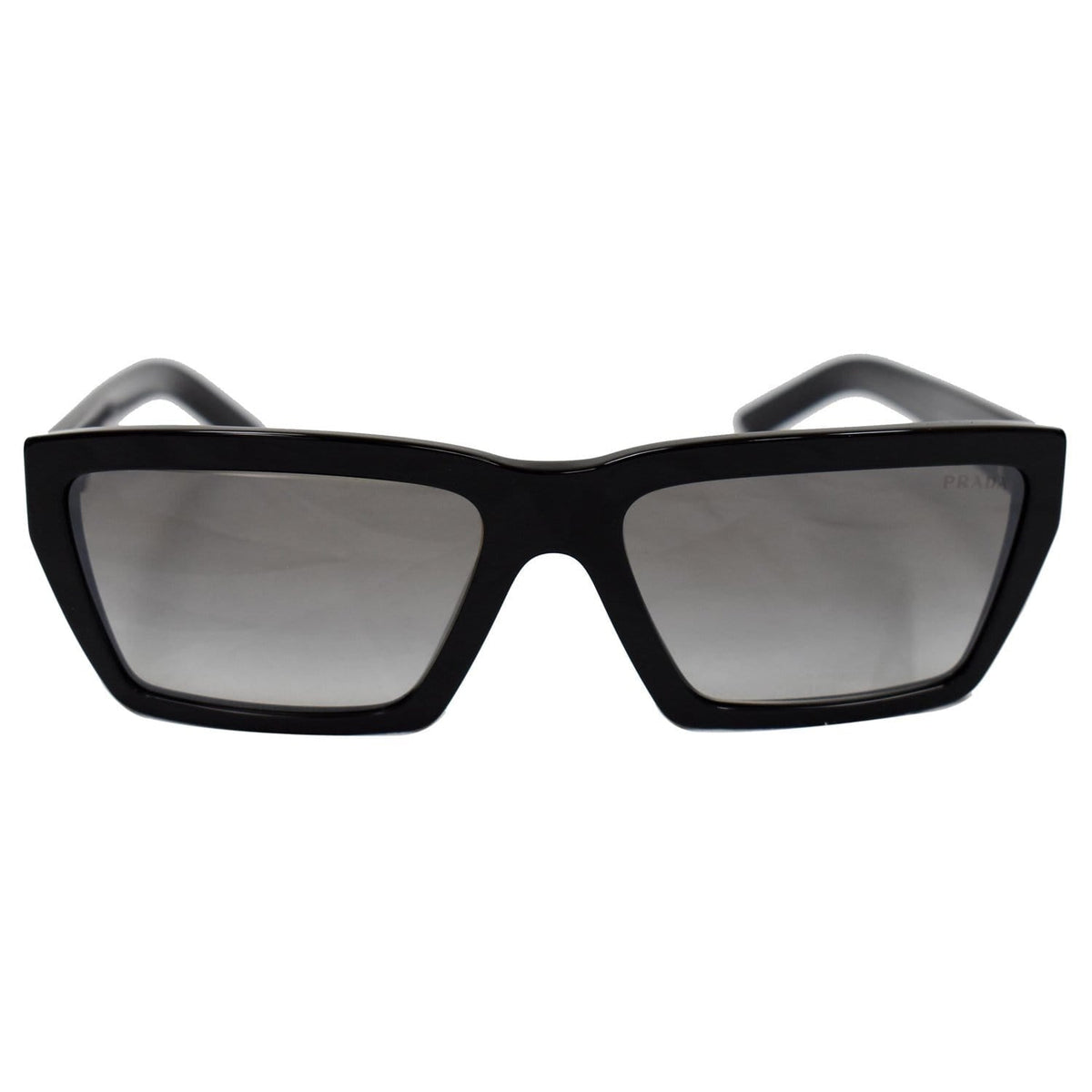 PRADA PR04VS-1AB5O0 Sunglasses Grey Gradient Silver Mirror Lens