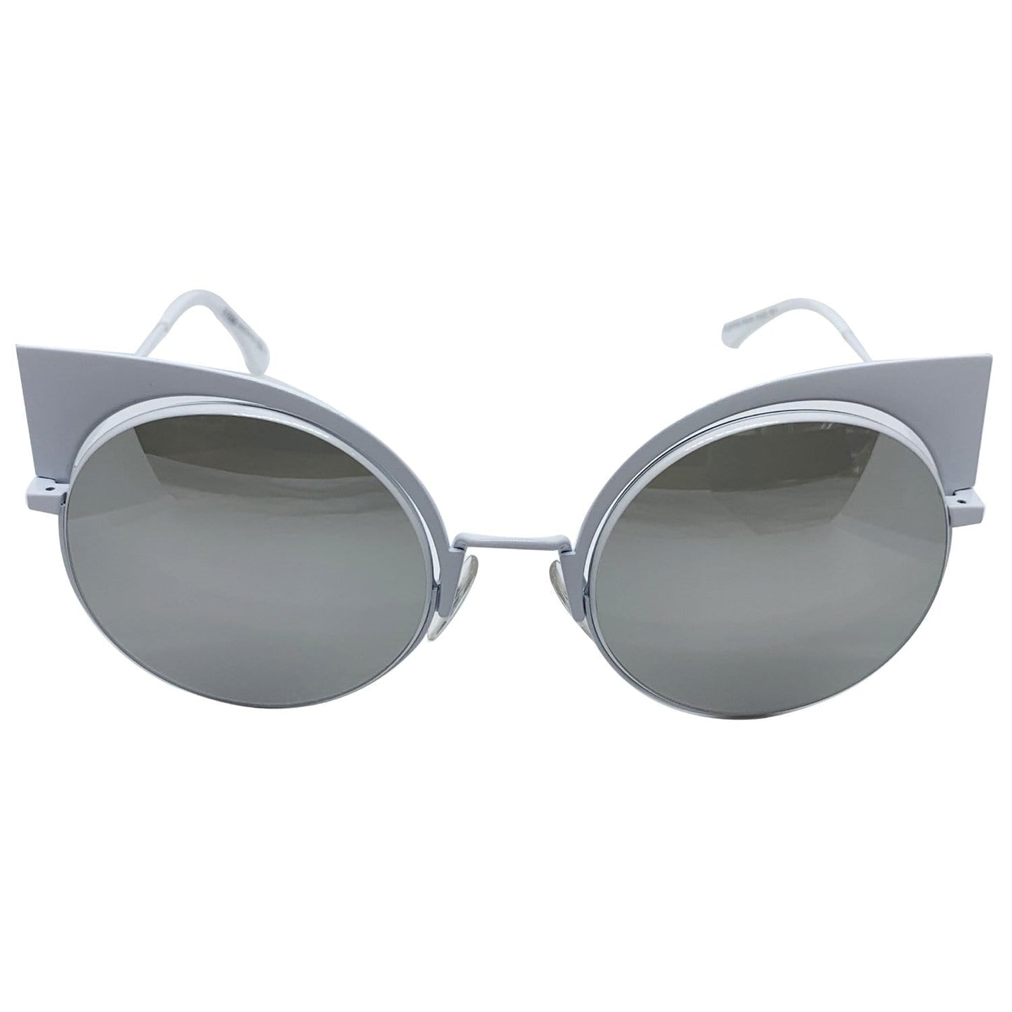 Fendi FF 0177/S DMV Women’s Sunglasses Grey Silver Mirrored Lens