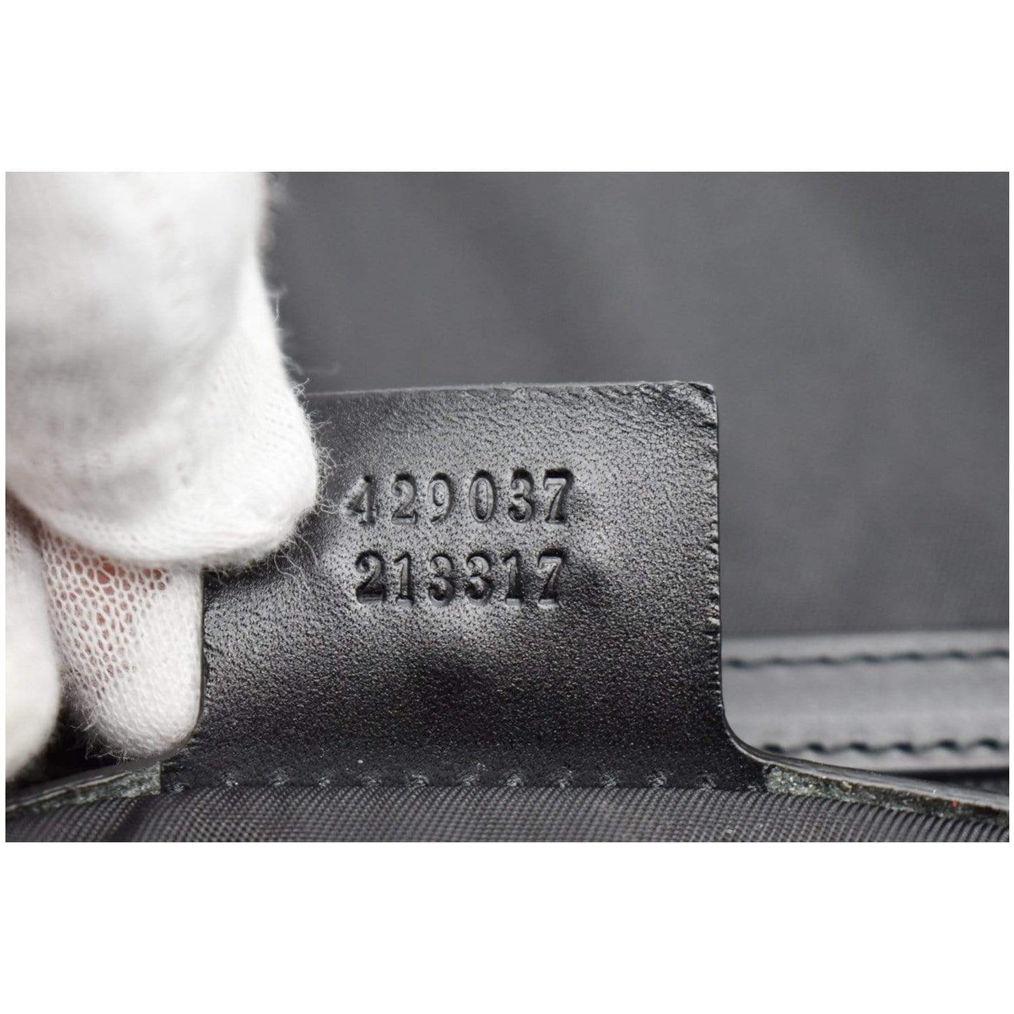 GUCCI Techno Fabric Backpack Bag Black 429037
