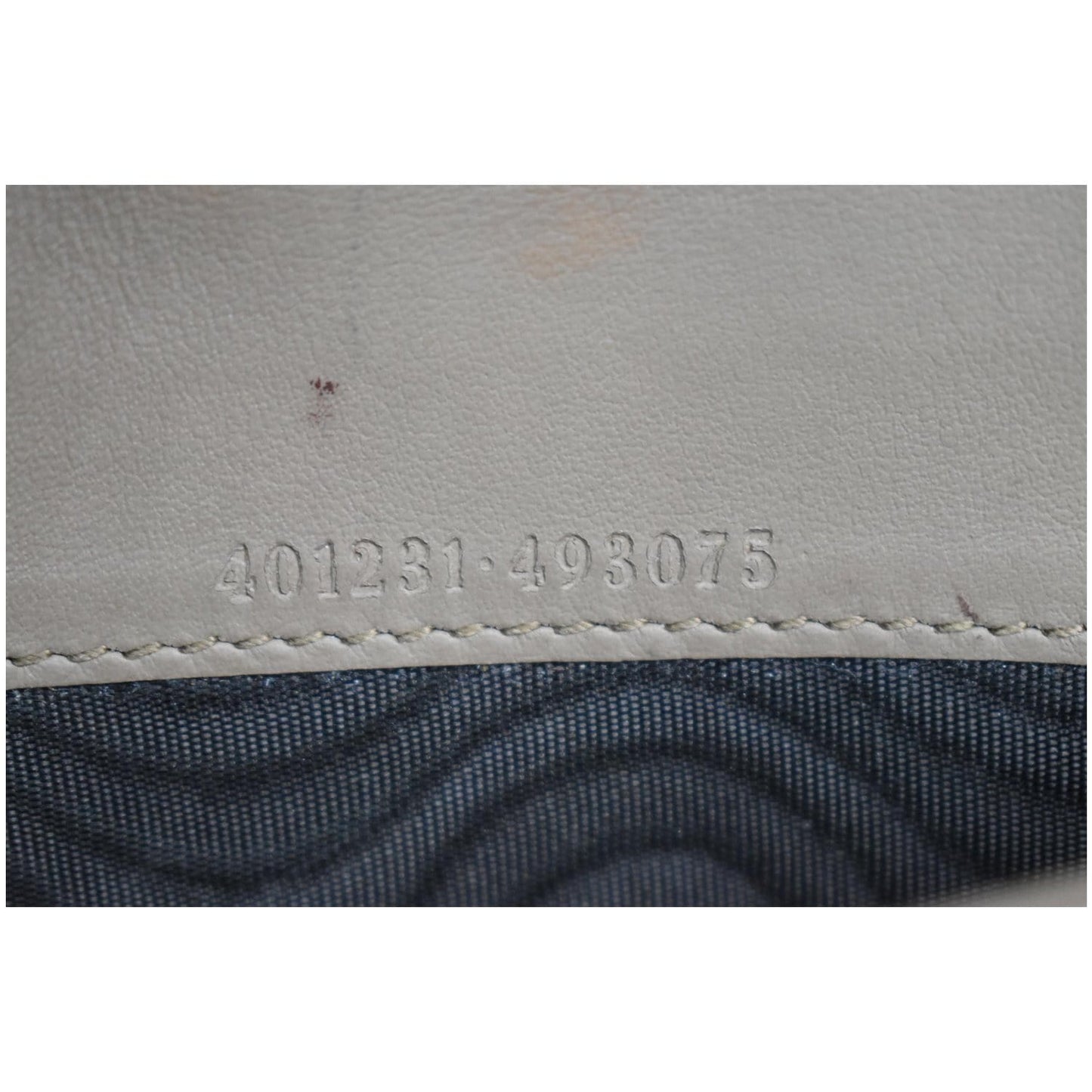 GUCCI Dionysus GG Supreme Crossbody Chain Wallet Beige 401231