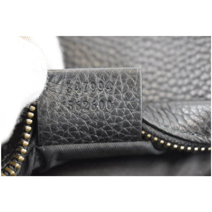 GUCCI Soho Disco Small Leather Crossbody Bag Black 347994