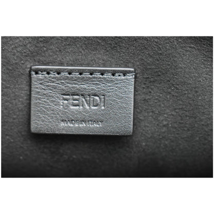 FENDI Fab Leather Crossbody Bag Black