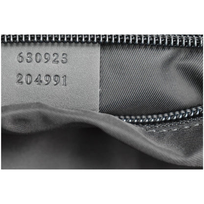 GUCCI Nylon Top Handle Shoulder Bag Black 630923
