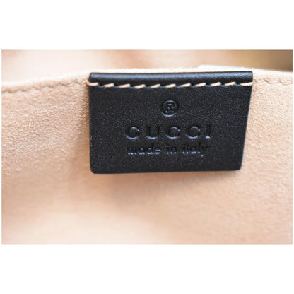 GUCCI Ophidia Mini Web Suede Leather Crossbody Bag Red 517350