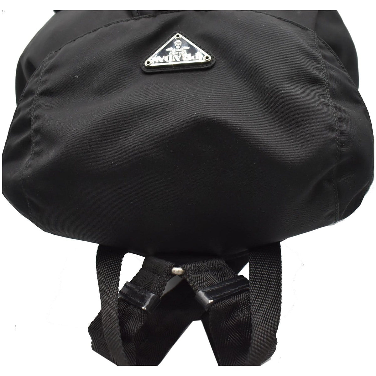PRADA Nylon Backpack Bag Black