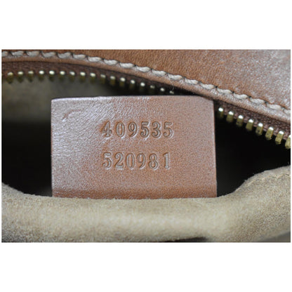 GUCCI GG Supreme Mini Chain Crossbody Bag Beige 409535