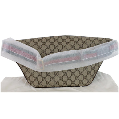 GUCCI Courrier GG Supreme Canvas Belt Waist Bum Bag Beige 529711