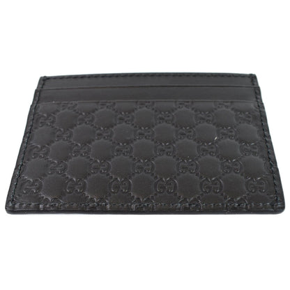 GUCCI Microguccissima Card Case Black 476010