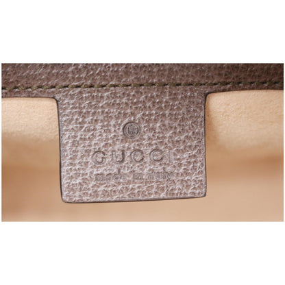 GUCCI Ophidia GG Canvas Medium Top Handle Shoulder Bag Beige 524532
