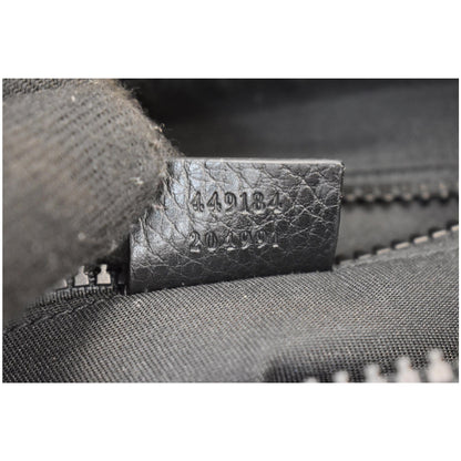 GUCCI GG Monogram Nylon Messenger Bag Black 449184