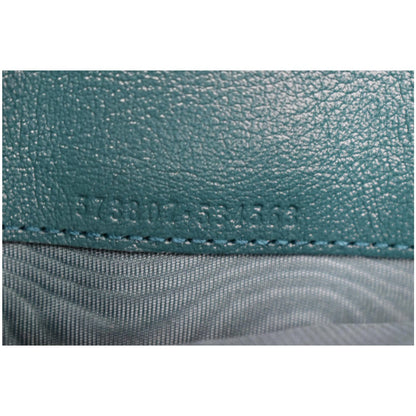 GUCCI GG Marmont Mini Matelasse Leather Chain Crossbody Bag Blue 573807