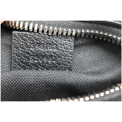 GUCCI GG Psychedelic Print Leather Messenger Bag Black 598103