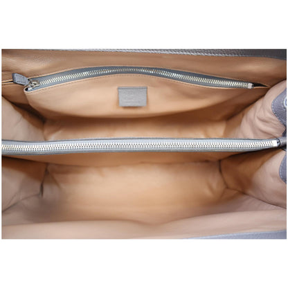 Gucci Zumi Medium Grainy Leather Top Handle Bag Dusty Grey 564714