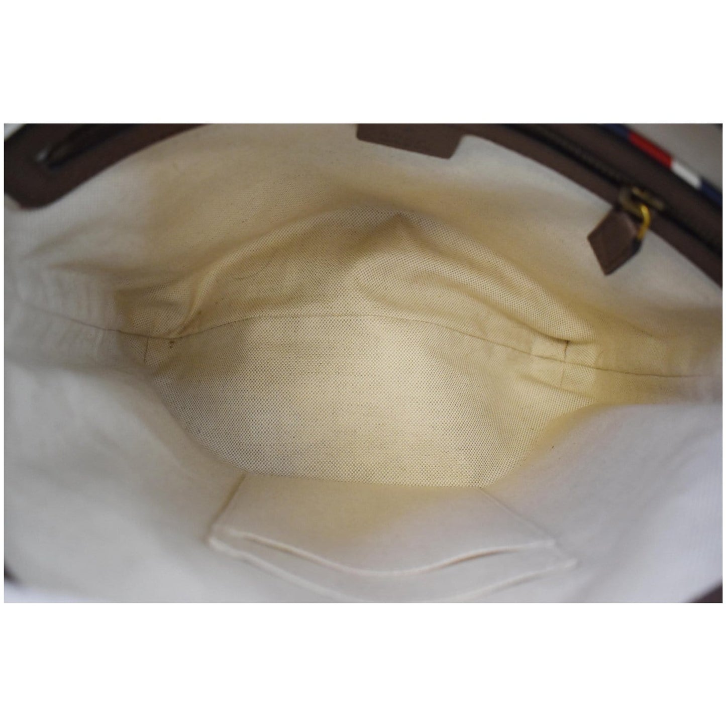 GUCCI Courrier Zip GG Supreme Canvas Messenger Bag Beige 406408