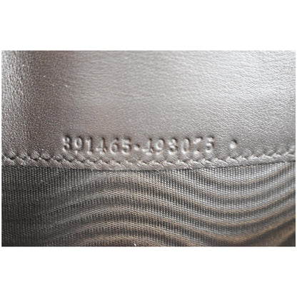 GUCCI Micro GG Guccissima Leather Zip Around XL Wallet Dark Brown 391465