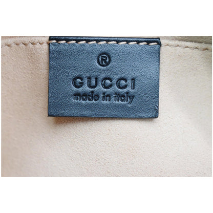 GUCCI Ophidia Mini Web Suede Leather Crossbody Bag Black 517350