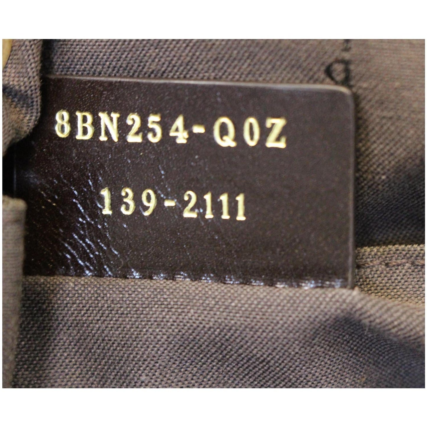 FENDI Tobacco Pequin Stripe Canvas Large Tote Bag Magenta