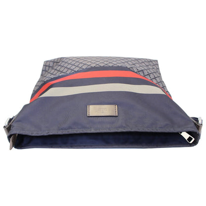 GUCCI Diamante Nylon Messenger Crossbody Bag 270410 Navy