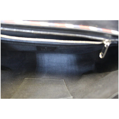 GUCCI  Night Courrier GG Supreme Flap Messenger Bag Black/Grey 474138