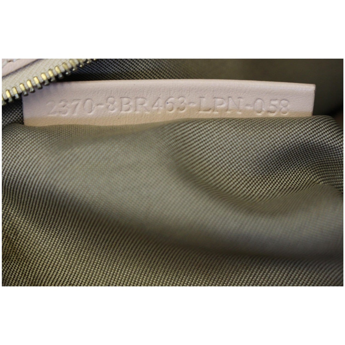 FENDI Zucchino Canvas Shoulder Bag Pink