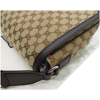 GUCCI GG Canvas Messenger Bag Dark Brown 449171 - 20% OFF