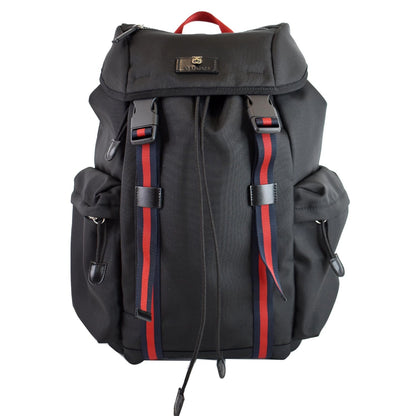 GUCCI Techno Fabric Backpack Bag Black 429037