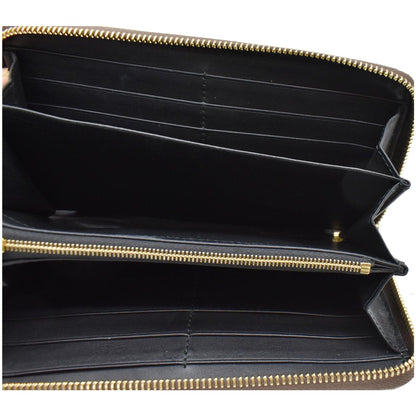 GUCCI GG Marmont Python Leather Zip Around Wallet Multicolor 456117