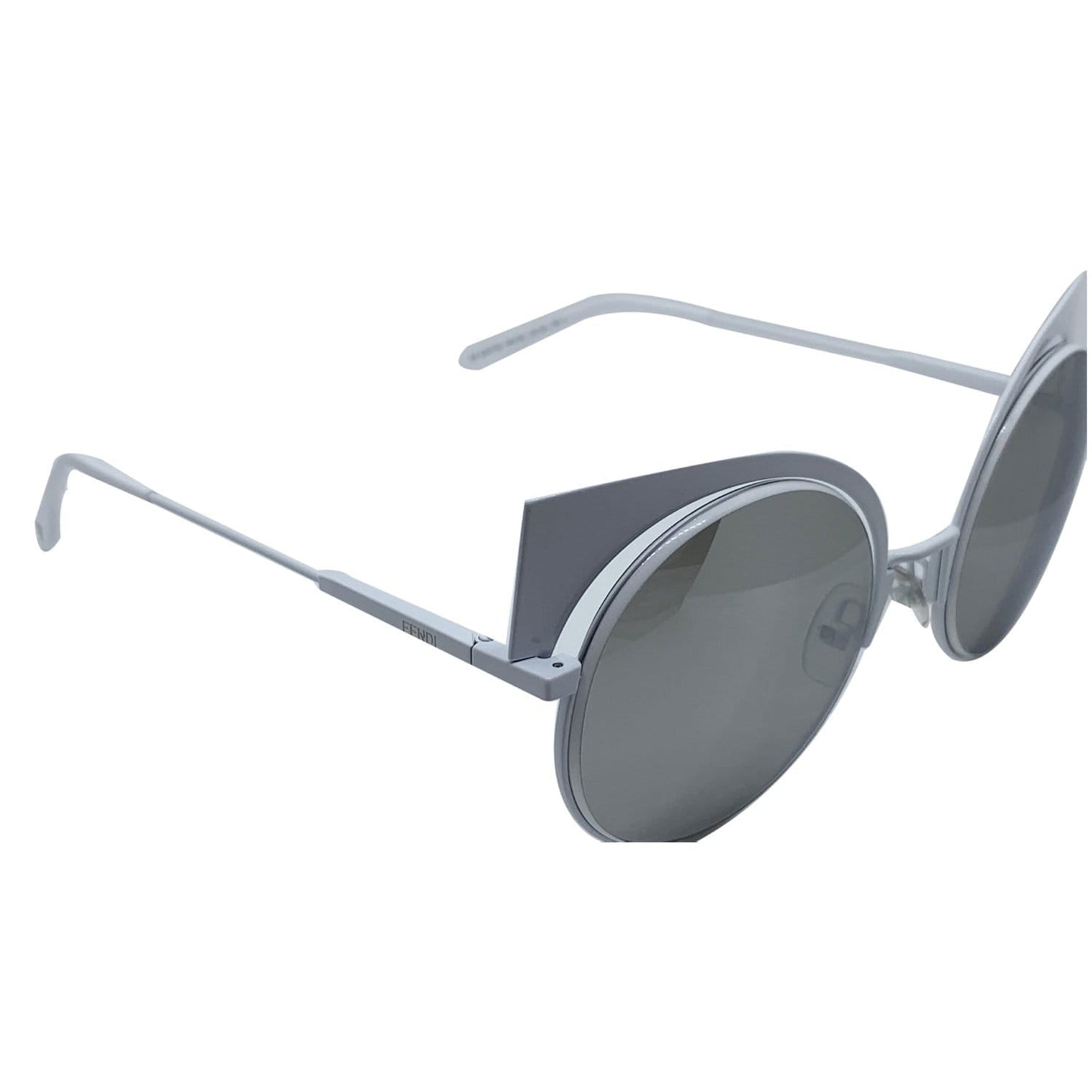 Fendi FF 0177/S DMV Women’s Sunglasses Grey Silver Mirrored Lens