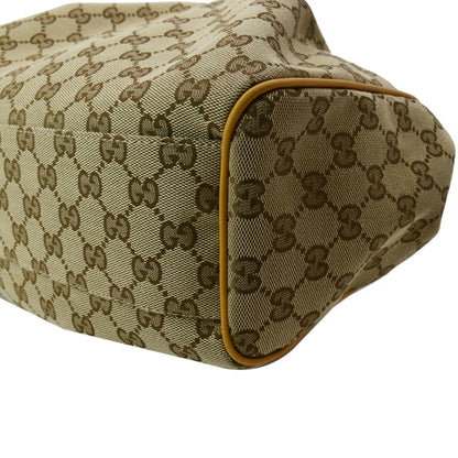 GUCCI Sukey Medium GG Canvas Tote Bag Beige 211944
