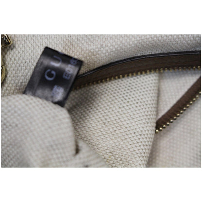 GUCCI Soho Pebbled Leather Chain Shoulder Bag 308982 Brown