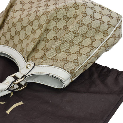 GUCCI Sukey Medium GG Canvas Tote Bag Beige 211944