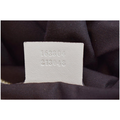 GUCCI 85th Anniversary Horsebit Leather Hobo Bag White 163804