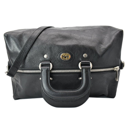 GUCCI Morpheus Leather Convertible Backpack Bag Black 587866 - Hot Deals