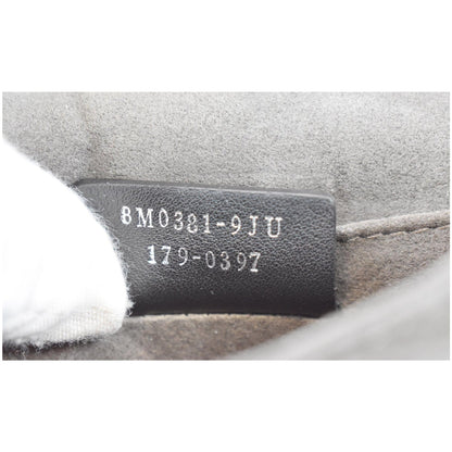 FENDI Mini Kan I Eyes Faces Leather Shoulder Bag Red