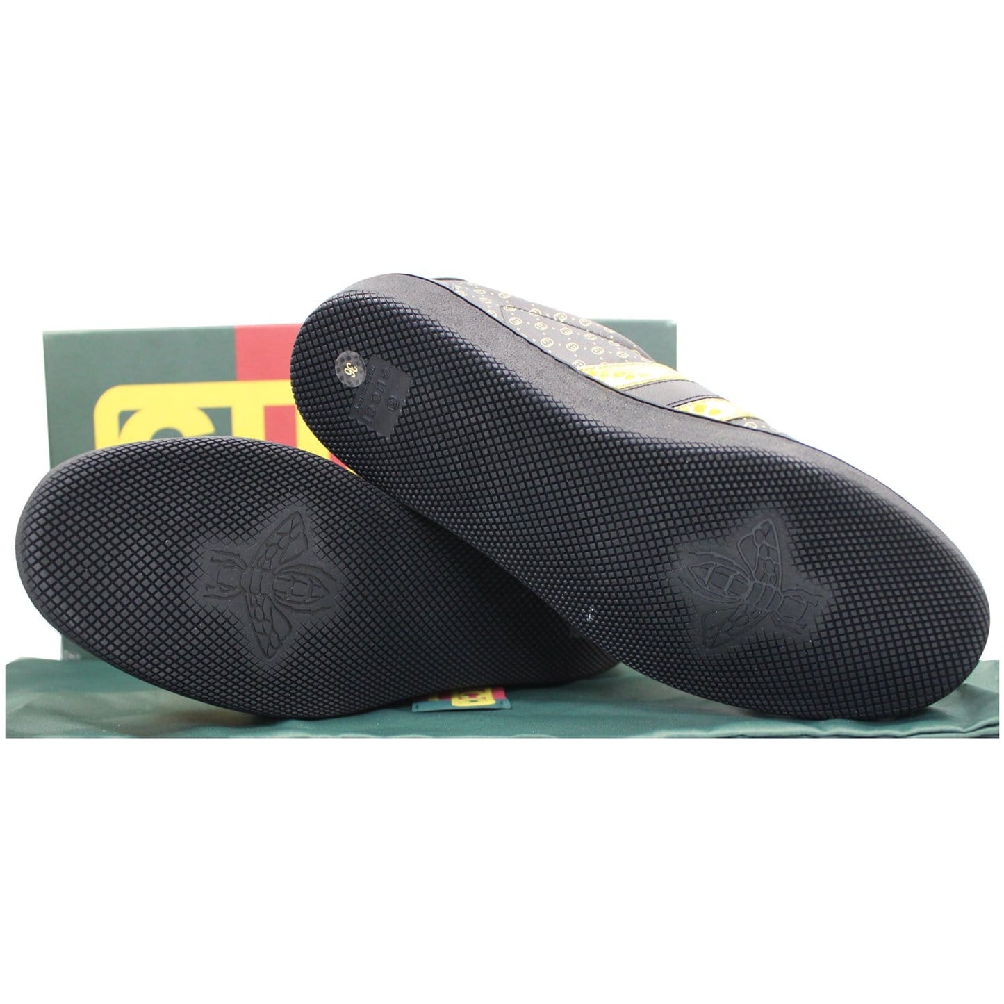 GUCCI Dapper Dan G74 Sneakers Black 536877 US 6
