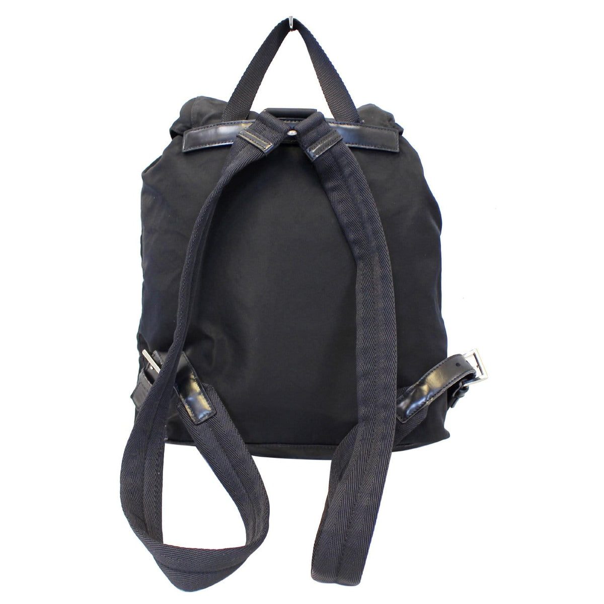 PRADA Nylon Backpack Bag Black
